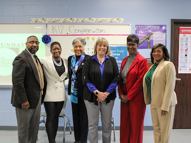 Congresswoman Joyce Beatty with CCS staff